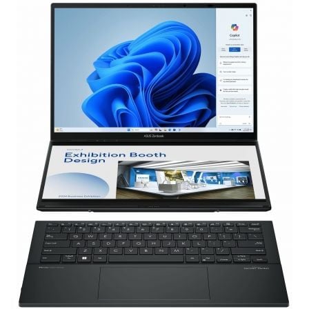 Portátil Asus ZenBook Duo OLED UX8406MA-PZ255W Intel Core Ultra 9-185H/ 32GB/ 1TB SSD/ 14"+14" Tácti